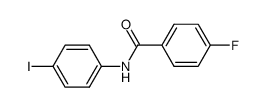 4-fluoro-N-(4-iodophenyl)benzamide结构式