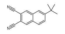 6-tert-Butyl-2,3-naphthalenedicarbonitrile Structure