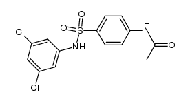 N-acetyl-sulfanilic acid-(3,5-dichloro-anilide)结构式