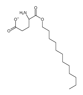 (4S)-4-amino-5-dodecoxy-5-oxopentanoate Structure