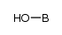 Borinic acid structure