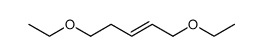 1,5-diethoxy-pent-2-ene Structure