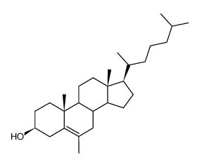 6-methylcholest-5-en-3β-ol Structure