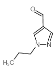 1-PROPYL-1H-PYRAZOLE-4-CARBALDEHYDE structure