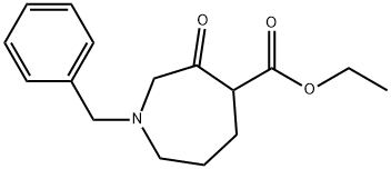 ethyl 1-benzyl-3-oxoazepane-4-carboxylate Structure