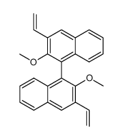 (R)-2,2'-bis(methoxy)-3,3'-divinyl-1,1'-binaphthyl结构式