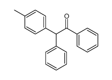 2-(4-methylphenyl)-1,2-diphenylethanone Structure