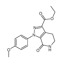 1-(4-甲氧基苯基)-7-氧代-4,5,6,7-四氢-1H-吡唑并[3,4-c]吡啶-3-羧酸乙酯图片
