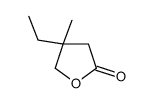 4-ethyl-4-methyloxolan-2-one结构式