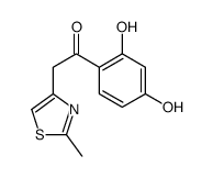 1-(2,4-dihydroxyphenyl)-2-(2-methyl-1,3-thiazol-4-yl)ethanone结构式