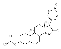 Bufa-14,20,22-trienolide,3-(acetyloxy)-16-oxo-, (3b,5b)- (9CI) picture