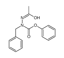 phenyl N-acetamido-N-benzylcarbamate结构式