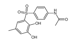 N-(4-((2,3-dihydroxy-5-methylphenyl)sulfonyl)phenyl)acetamide Structure