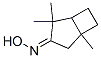 1,4,4-Trimethylbicyclo[3.2.0]heptan-3-one oxime结构式