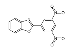 2-(3,5-dinitro-phenyl)-benzooxazole结构式