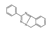 2-phenyl-5H-[1,2,4]triazolo[5,1-a]isoindole结构式