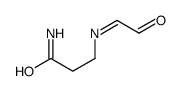 3-(2-oxoethylideneamino)propanamide结构式