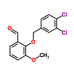 2-(3,4-DICHLORO-BENZYLOXY)-3-METHOXY-BENZALDEHYDE picture