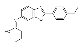 Butanamide, N-[2-(4-ethylphenyl)-6-benzoxazolyl]- (9CI)结构式