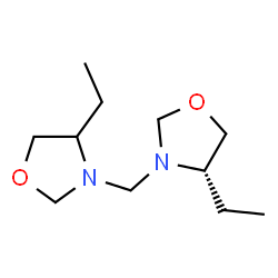 Oxazolidine, 3,3-methylenebis[4-ethyl-, (4S,4S)- (9CI) Structure