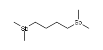 1,4-bis(dimethylstibino)butane Structure