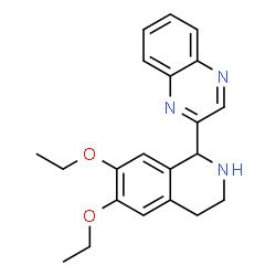 Quinoxaline, 2-(6,7-diethoxy-1,2,3,4-tetrahydro-1-isoquinolinyl)- (9CI)结构式