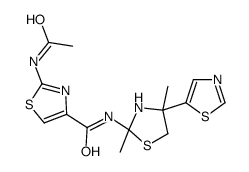 4-Thiazolecarboxamide,2-(acetylamino)-N-(2,4-dimethyl[4,5-bithiazol]-2-yl)-(9CI)结构式