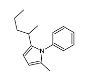 2-methyl-5-pentan-2-yl-1-phenylpyrrole结构式