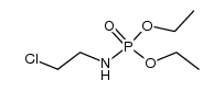 diethyl N-(2-chloroethyl)phosphoroamidate Structure