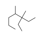 3-ethyl-3,4-dimethylheptane Structure