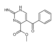 methyl 2-amino-5-benzoylpyrimidine-4-carboxylate结构式