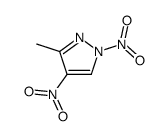 3-methyl-1,4-dinitropyrazole结构式