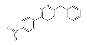 2-benzyl-5-(4-nitrophenyl)-6H-1,3,4-thiadiazine结构式