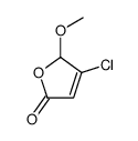 3-chloro-2-methoxy-2H-furan-5-one Structure