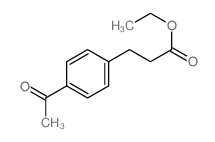 ethyl 3-(4-acetylphenyl)propanoate structure