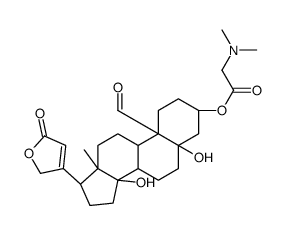 Strophanthidin 3-[(dimethylamino)acetate]结构式