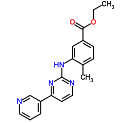 4-Methyl-3-[[4-(3-pyridinyl)-2-pyrimidinyl]amino]benzoic acid ethyl ester Structure