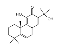 (S)-5,6,7,8-Tetrahydro-4-hydroxy-2-(1-hydroxy-1-methylethyl)-4b,8,8-trimethylphenanthren-3(4bH)-one Structure