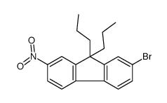 2-bromo-7-nitro-9,9-dipropylfluorene Structure