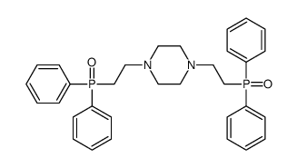 1,4-bis(2-diphenylphosphorylethyl)piperazine Structure