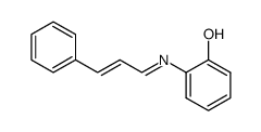 trans-N-(3-Phenyl-2-propenylidene)-o-aminophenol结构式