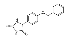 5-(P-benzyloxyphenyl) hydantoin Structure