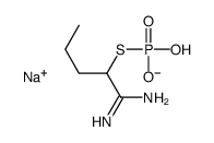 sodium,(1-amino-1-iminopentan-2-yl)sulfanyl-hydroxyphosphinate Structure