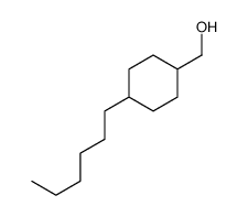 (4-hexylcyclohexyl)methanol Structure