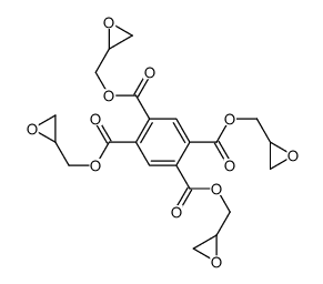 tetrakis(oxiranylmethyl) benzene-1,2,4,5-tetracarboxylate结构式