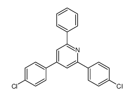 2,4-bis(4-chlorophenyl)-6-phenylpyridine Structure