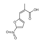 (E)-2-methyl-3-(5-nitrofuran-2-yl)prop-2-enoic acid Structure