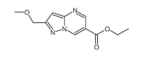 ethyl 2-(methoxymethyl)pyrazolo[1,5-a]pyrimidine-6-carboxylate structure