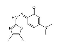 5-(Dimethylamino)-2-[(4,5-dimethylthiazol-2-yl)azo]phenol结构式