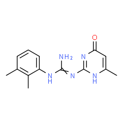 N-(2,3-Dimethylphenyl)-N'-(6-methyl-4-oxo-1,4-dihydropyrimidin-2-yl)guanidine Structure